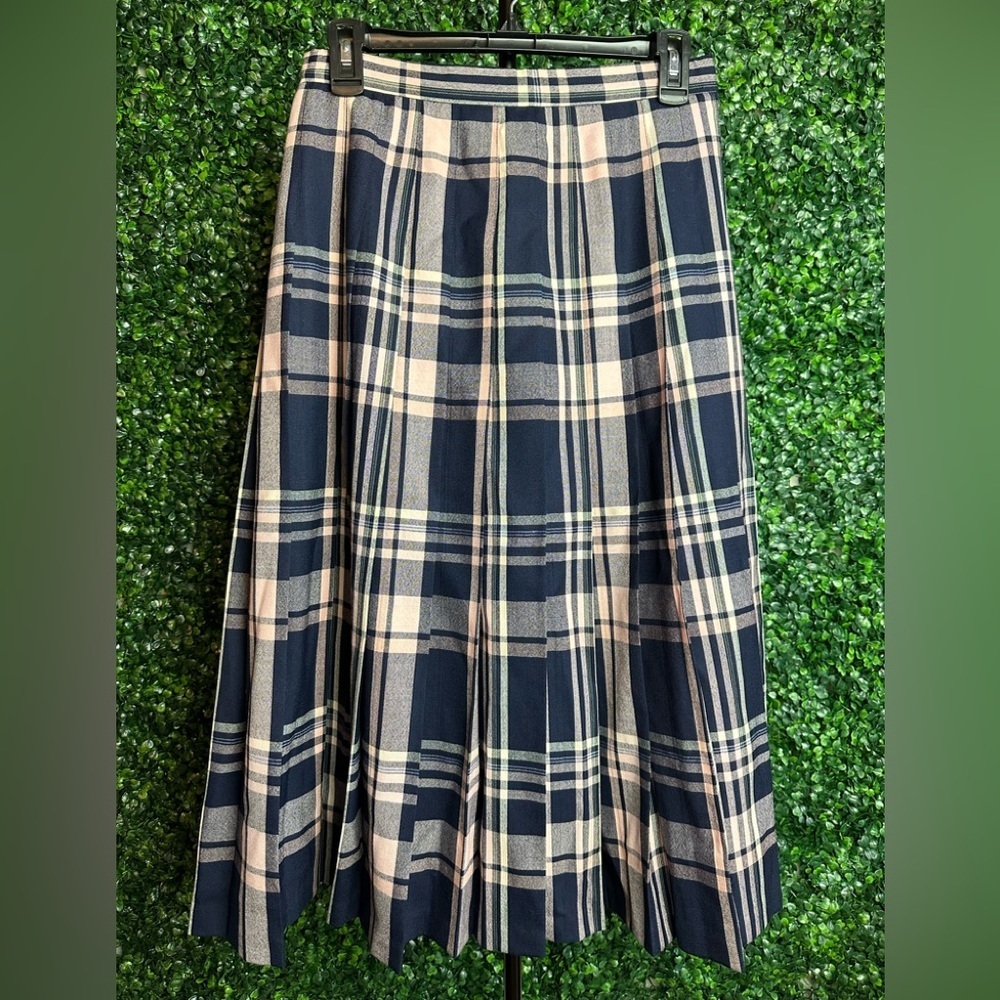 Vintage Pendleton Women’s Wool Plaid Skirt - Sz 10